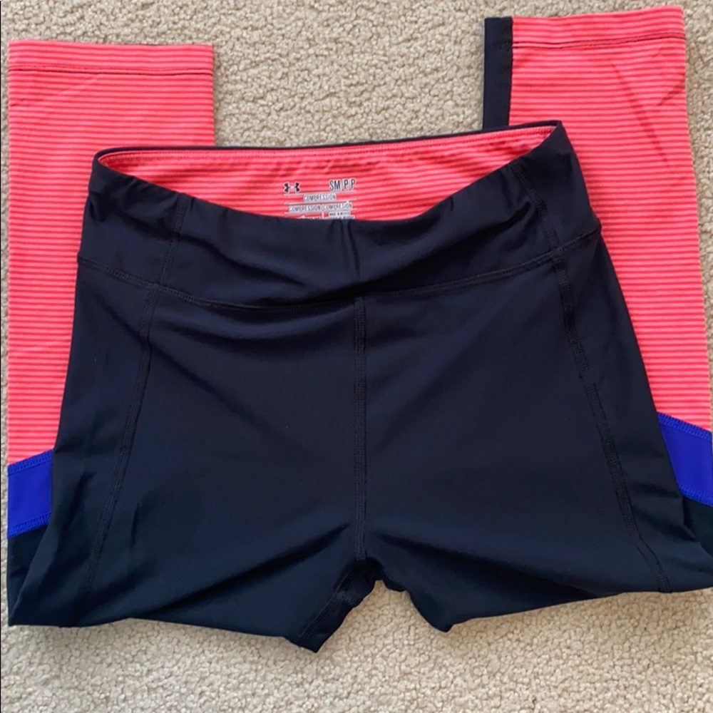 Under Armour compression pants cropped Sz-Sm